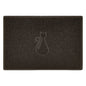 Embossed Spaghetti Outdoor Doormat - Brown