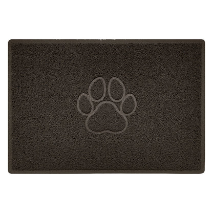 Embossed Spaghetti Outdoor Doormat - Brown