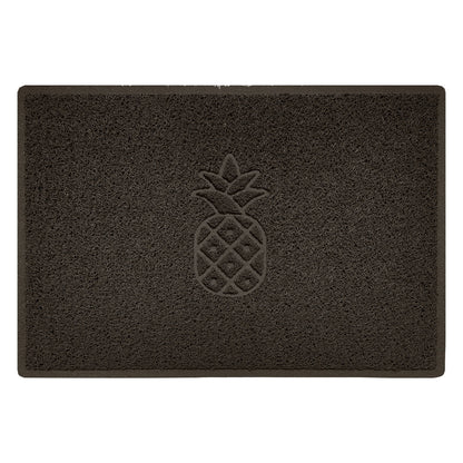 Embossed Spaghetti Outdoor Doormat - Brown