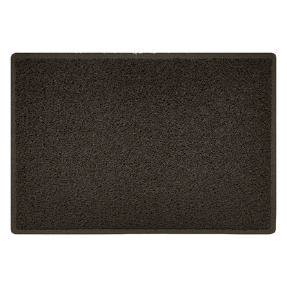Embossed Spaghetti Outdoor Doormat - Brown