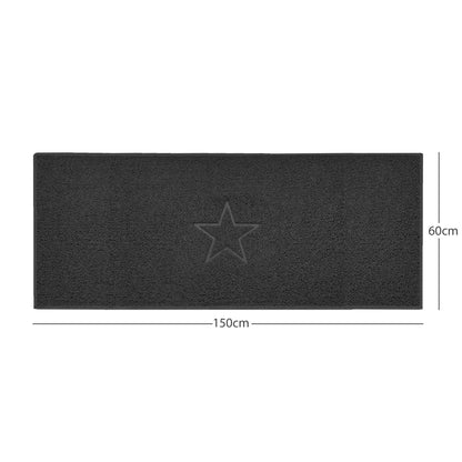 "Star" Embossed Loofah Textured Spaghetti Doormat