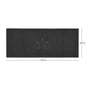"Star" Embossed Loofah Textured Spaghetti Doormat