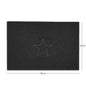"Star" Embossed Loofah Textured Spaghetti Doormat