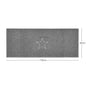 "Star" Embossed Loofah Textured Spaghetti Doormat