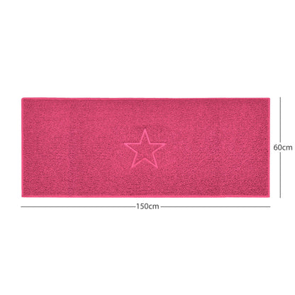 "Star" Embossed Loofah Textured Spaghetti Doormat