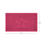 "Star" Embossed Loofah Textured Spaghetti Doormat