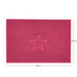 "Star" Embossed Loofah Textured Spaghetti Doormat