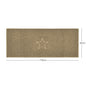 "Star" Embossed Loofah Textured Spaghetti Doormat