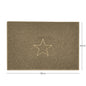 "Star" Embossed Loofah Textured Spaghetti Doormat