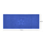 "Star" Embossed Loofah Textured Spaghetti Doormat