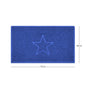 "Star" Embossed Loofah Textured Spaghetti Doormat