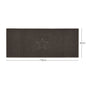 "Star" Embossed Loofah Textured Spaghetti Doormat