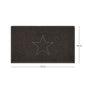 "Star" Embossed Loofah Textured Spaghetti Doormat