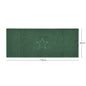 "Star" Embossed Loofah Textured Spaghetti Doormat