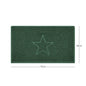"Star" Embossed Loofah Textured Spaghetti Doormat