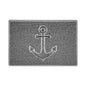 "Anchors Away" Grey Spaghetti Door Mat