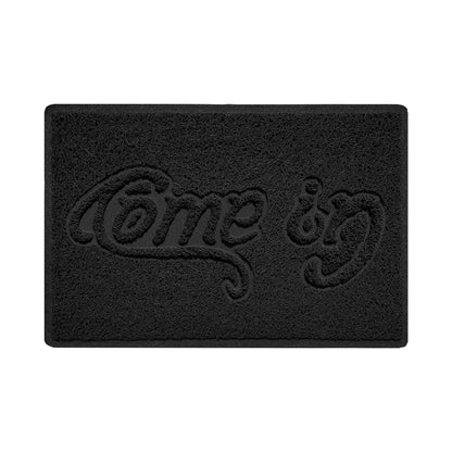 "Come In" Grey Spaghetti Door Mat