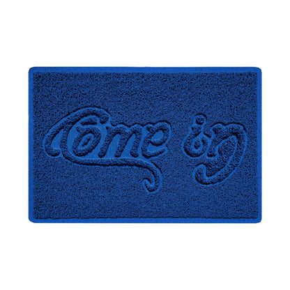 "Come In" Grey Spaghetti Door Mat