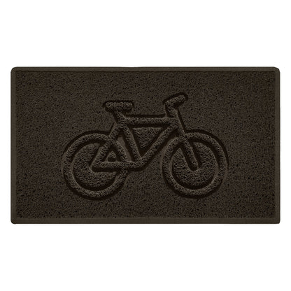Embossed Spaghetti Outdoor Doormat - Brown