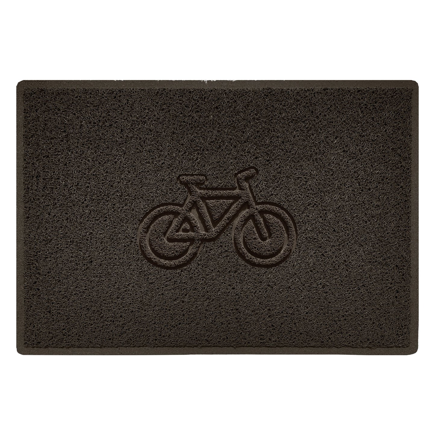 Embossed Spaghetti Outdoor Doormat - Brown