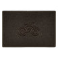 Embossed Spaghetti Outdoor Doormat - Brown