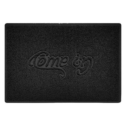"Come In" Grey Spaghetti Door Mat