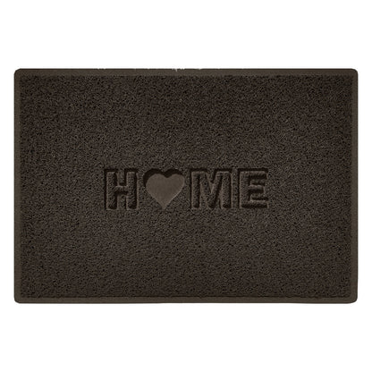 Embossed Spaghetti Outdoor Doormat - Brown