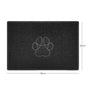 "Paw Print" Embossed Loofah Textured Spaghetti Door Mat