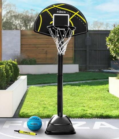 FORZA Mini Basketball Hoop, Basketball & Pump Set
