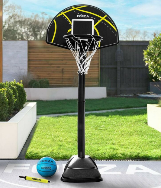 FORZA Mini Basketball Hoop, Basketball & Pump Set
