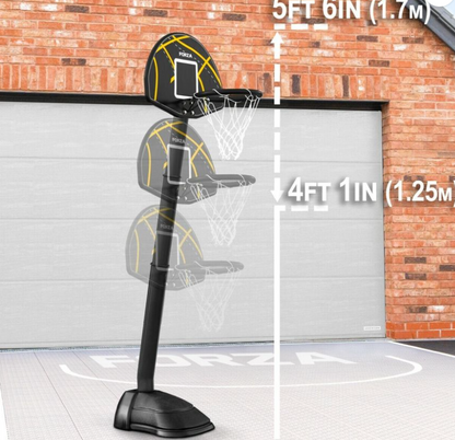 FORZA Mini Basketball Hoop, Basketball & Pump Set