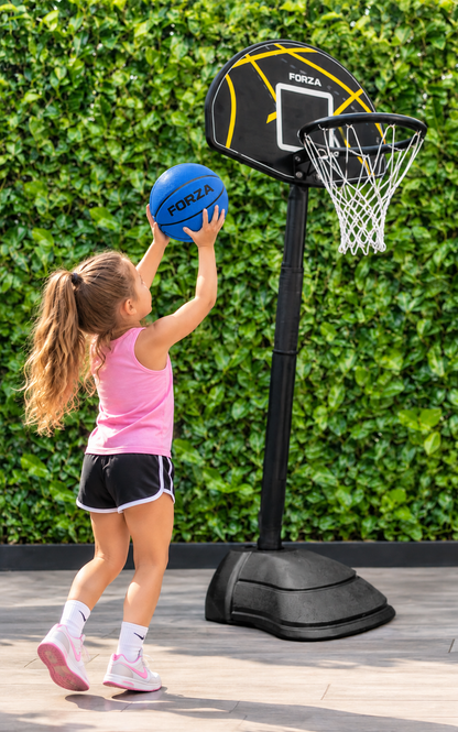 FORZA Mini Basketball Hoop, Basketball & Pump Set