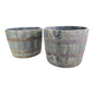 Large Oak Reclaimed Whisky Barrel Planter Pot 50cm Outdoor Garden Decor Patio