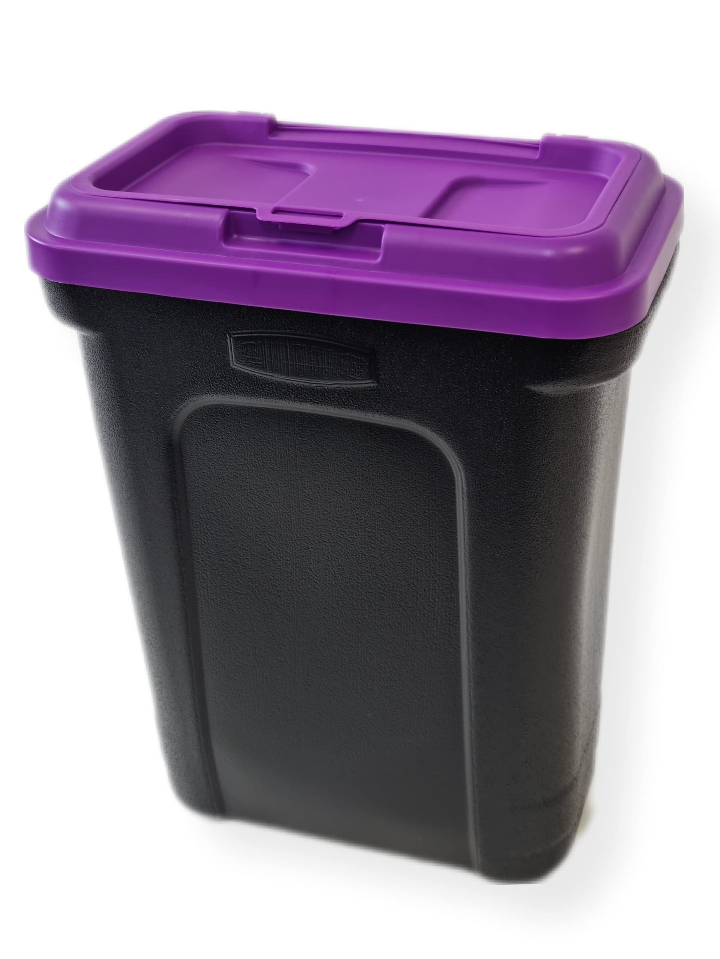 HH Home Hut 35L Large Pet Food Container Dog Cat Animal Storage Bin 16KG Dry Feed 23KG Seed Including Air Tight Seal Purple Lid