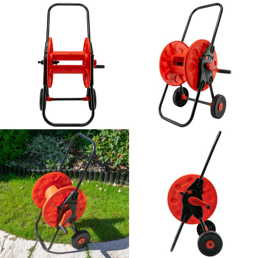 Hose Cart with Wheels for 60m 1/2" Garden Hose CW