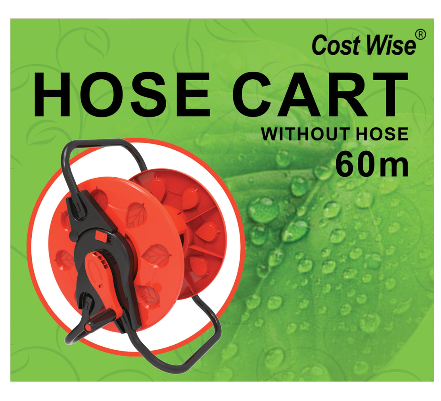 Hose Reel for 60m 1/2" Garden Hose CW