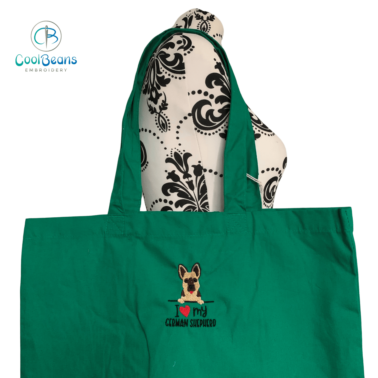 German Shepherd Dog Tote / Shopper Bag - Personalised