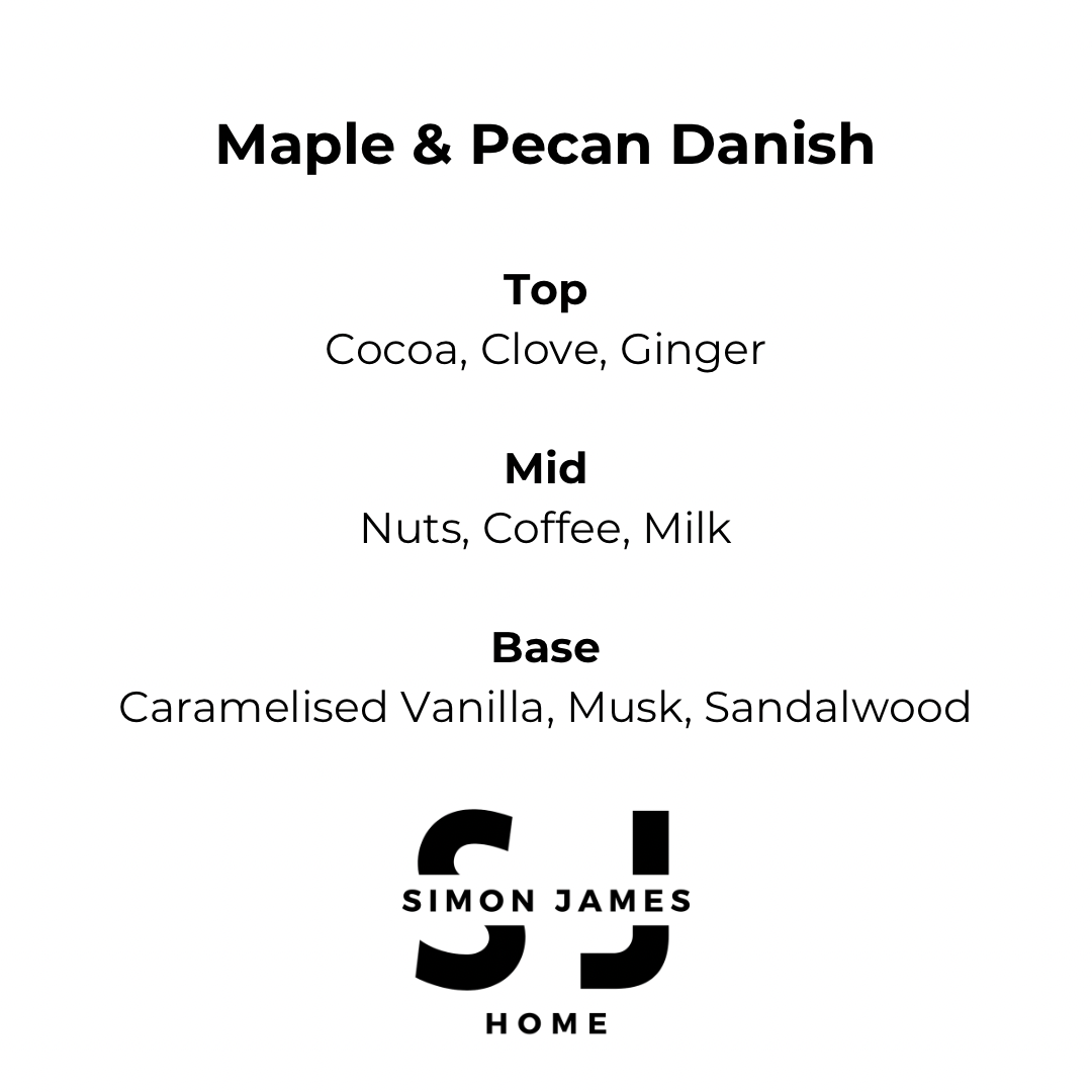 Maple & Pecan Danish Candle - Luxury Soy Wax