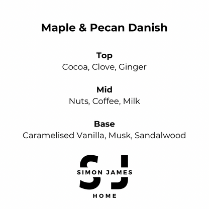 Maple & Pecan Danish Candle - Luxury Soy Wax