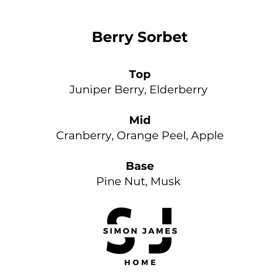 Berry Sorbet Candle - Luxury Soy Wax