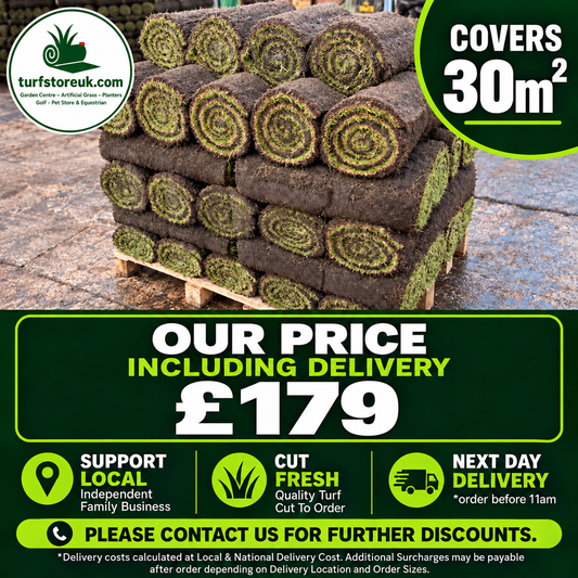 30 Quality Turf Rolls £179 Including Delivery