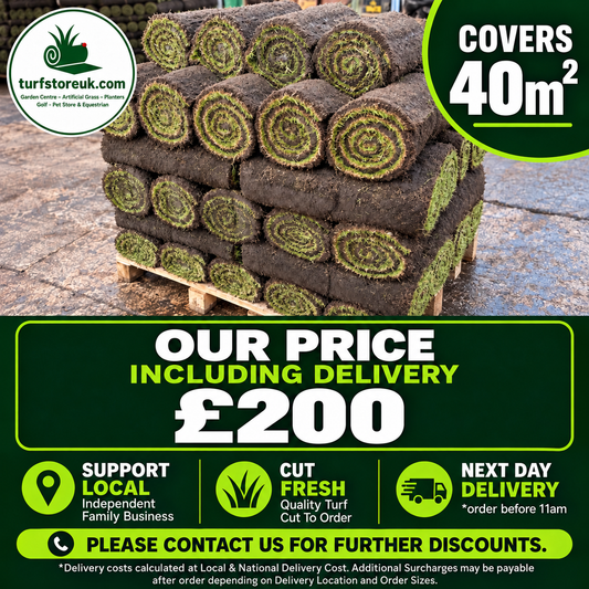 40 Quality Turf Rolls £200 Including Delivery