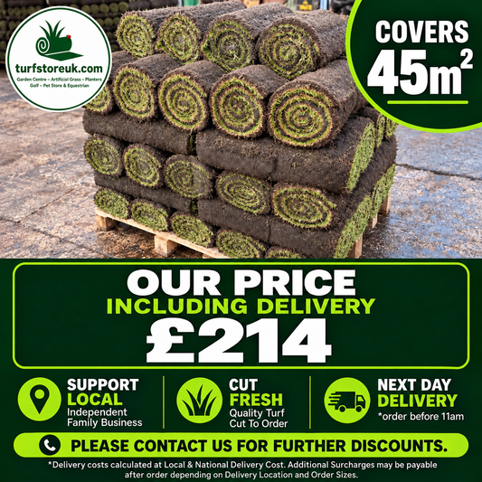 45 Quality Turf Rolls £214 Including Delivery