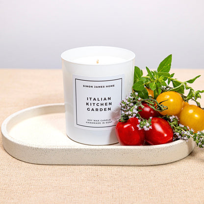 Italian Kitchen Garden Candle - Luxury Soy Wax - Botanical Candle