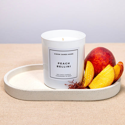 Peach Bellini Candle - Luxury Soy Wax