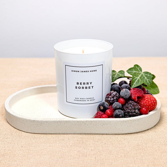 Berry Sorbet Candle - Luxury Soy Wax