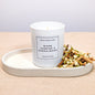 Warm Jasmine & Sandalwood Candle - Luxury Soy Wax