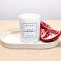 Black Pomegranate Candle - Handmade Soy Wax - Pomegranate Noir Candle