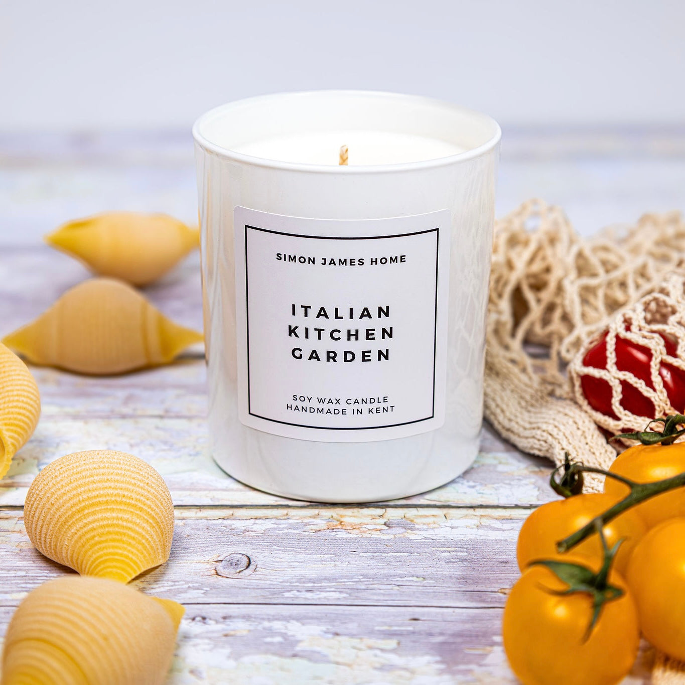 Italian Kitchen Garden Candle - Luxury Soy Wax - Botanical Candle