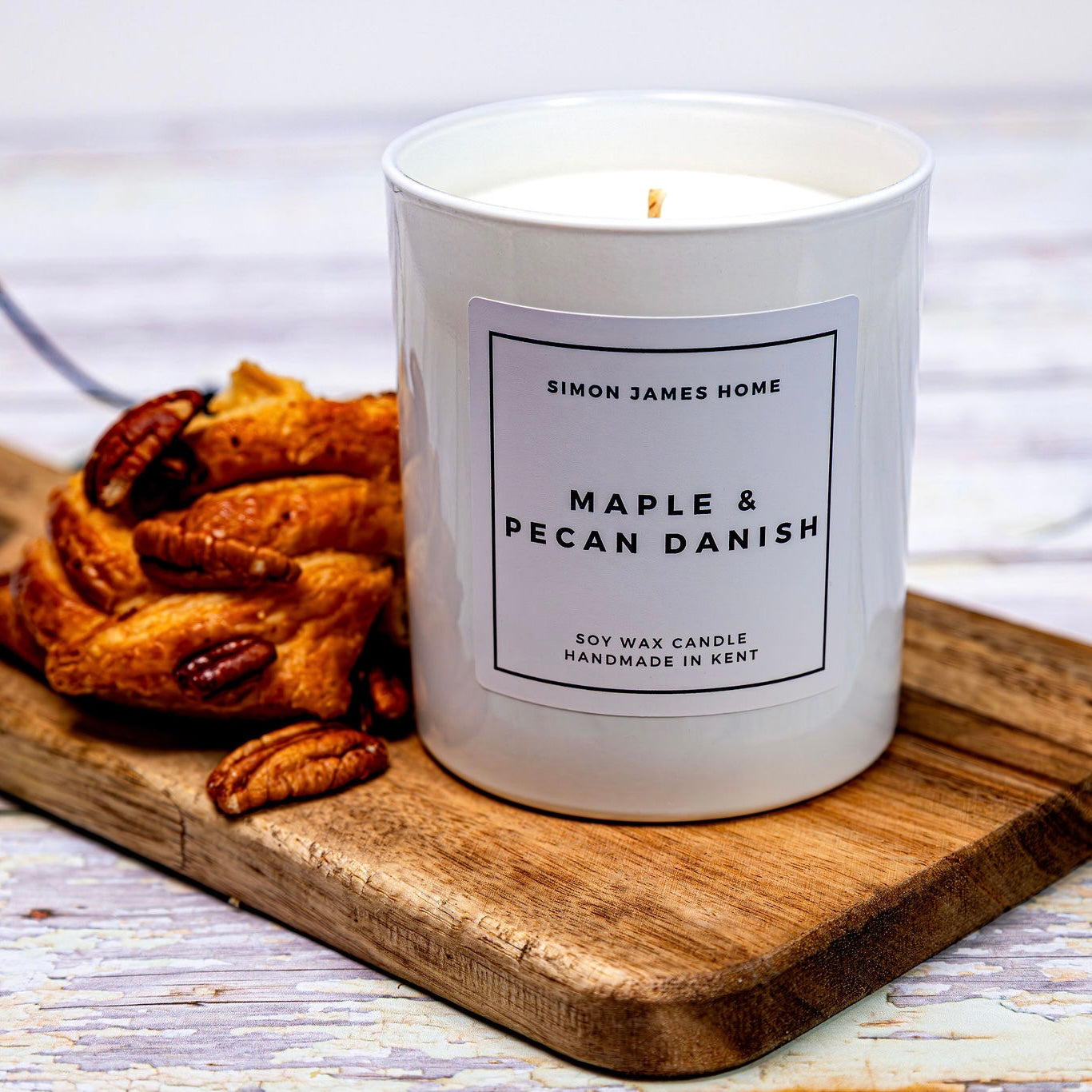 Maple & Pecan Danish Candle - Luxury Soy Wax